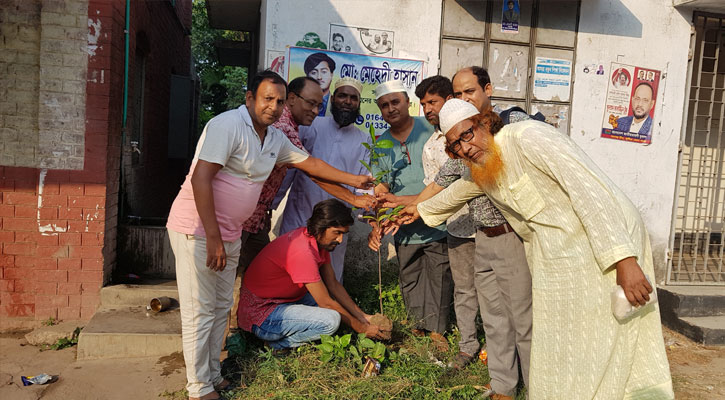 মিরপুর প্রেসক্লাবের উদ্যোগে বৃক্ষরোপণ