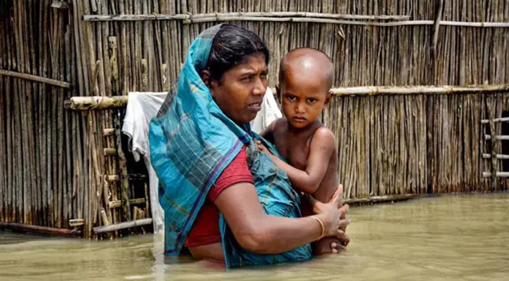 বন্যাদুর্গত এলাকায় ঝুঁকিতে ২০ লাখ শিশু : ইউনিসেফ