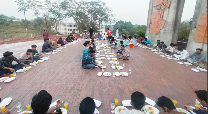 কুবিতে উত্তরবঙ্গ ছাত্র পরিষদের ইফতার মাহফিল