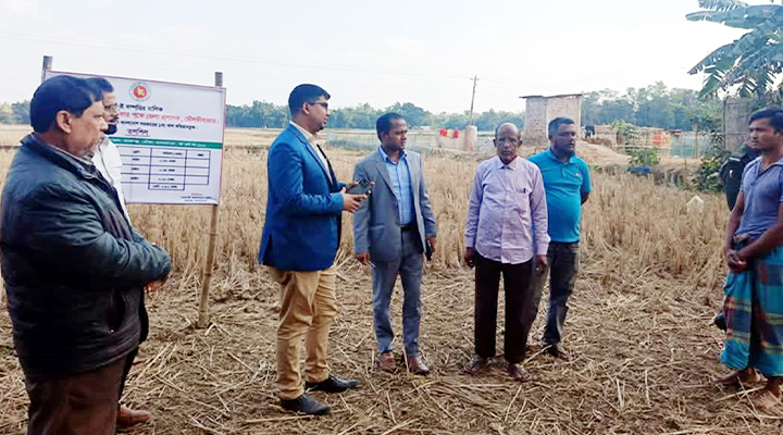 কমলগঞ্জে ৮২ শতক খাস জমি উদ্ধার করেছে উপজেলা প্রশাসন