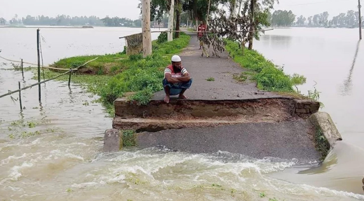 দেশের ৮ জেলা বন্যাকবলিত