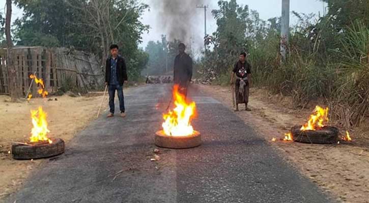 দুপুর পর্যন্ত সাজেক পর্যটন সড়ক অবরোধ ইউপিডিএফের