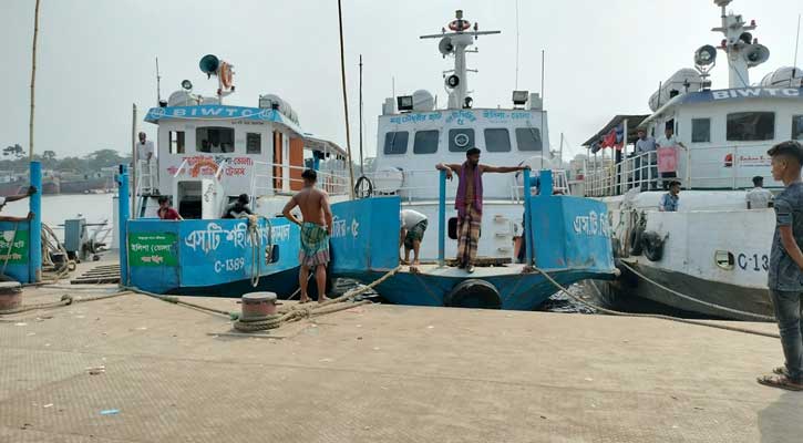 লক্ষ্মীপুর-ভোলা-বরিশাল রুটে নৌযান চলাচল বন্ধ