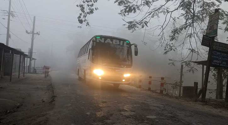 কুড়িগ্রামে দেশের সর্বনিম্ন তাপমাত্রা, গুঁড়ি গুঁড়ি বৃষ্টির মতো কুয়াশা