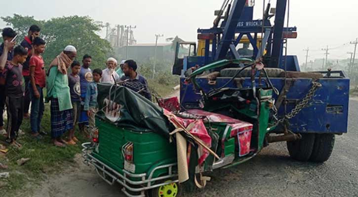 ব্রাহ্মণবাড়িয়ায় মহাসড়কে ট্রাক-সিএনজি মুখোমুখি, ১ জন নিহত