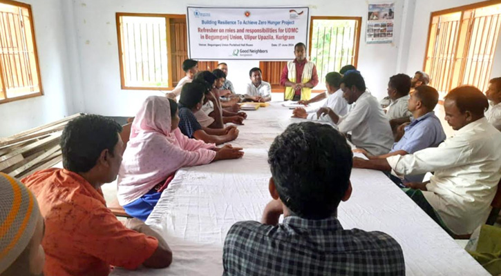 উলিপুরে দুর্যোগ ব্যবস্থাপনা কমিটির বন্যা প্রস্তুতিমূলক কর্মশালা