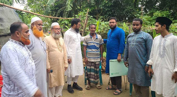 ছাত্র-জনতার আন্দোলনে আহত আমির হোসেনের পাশে শিবিরের সাবেক সভাপতি