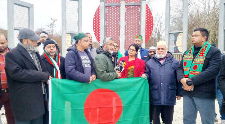 বৃটেনের কার্ডিফের শহীদ মিনারে ওয়েলস বাংলাদেশ কমিউনিটির মহাণ বিজয় দিবস উদযাপন