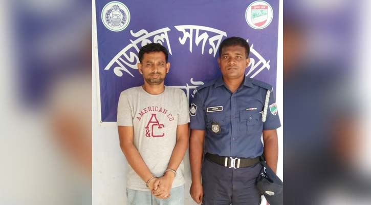 নড়াইল সদর থানা পুলিশের অভিযানে সাজা প্রাপ্ত আসামি গ্রেফতার