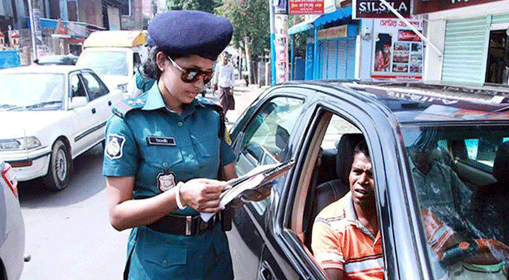 ট্রাফিক আইন লঙ্ঘনের দায়ে একদিনে ৬৩ লাখ টাকা জরিমানা