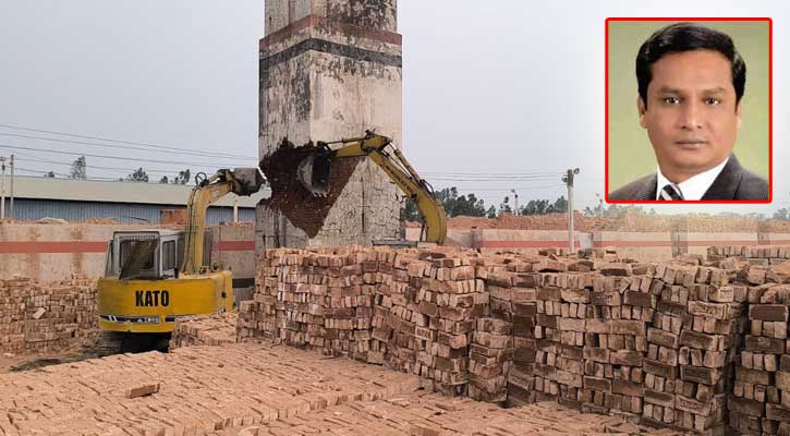 লালমনিরহাটে বিএনপি নেতার অবৈধ ইটভাটা গুড়িয়ে দিল প্রশাসন