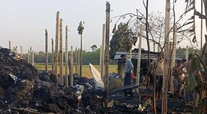 ফরিদপুরের অগ্নিকাণ্ড, প্রায় ৫০ লক্ষ টাকার ক্ষতি