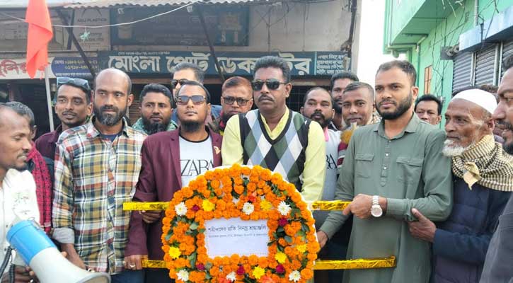 দীর্ঘ এক যুগ পর মোংলায় বিএনপি‍‍`র  বিজয়  মিছিল অনুষ্ঠিত