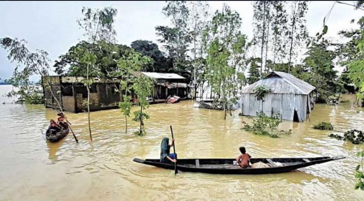 সিলেট সুরমা ও কুশিয়ারা নদীর পানি বিপৎসীমার উপরে