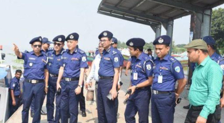 চাঁদপুরের পদ্মা ও মেঘনার অভয়াশ্রম পরিদর্শন করেছেন অতিরিক্ত আইজিপি