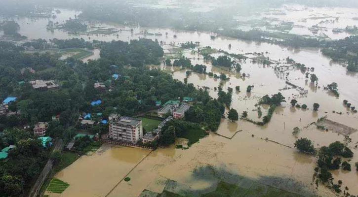 তলিয়ে গেছে খাগড়াছড়ির শহর-গ্রাম