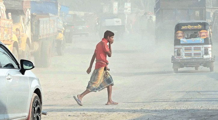 বায়ুদূষণের শীর্ষে ঢাকা