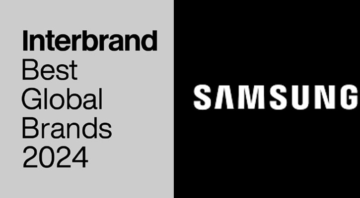 গ্লোবাল টপ ফাইভ ব্র্যান্ডের স্বীকৃতি পেল স্যামসাং ইলেকট্রনিক্স
