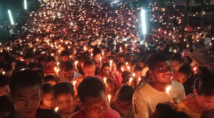 ক্যাথলিক খ্রিস্টধর্মাবলম্বীদের দুদিন ব্যাপী বার্ষিক তীর্থোৎসব  অনুষ্ঠিত