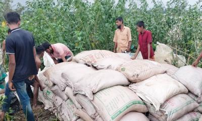 কবরস্থানে পাওয়া গেল ১০০ বস্তা বিদেশি চিনি