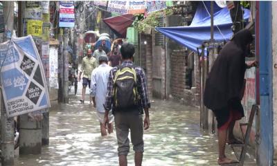 কমেছে বৃষ্টি কমেনি জনভোগান্তি