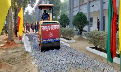 মিরপুরে বিজিবি’র ২৩ কোটি টাকার মাদকদ্রব্য ধ্বংস