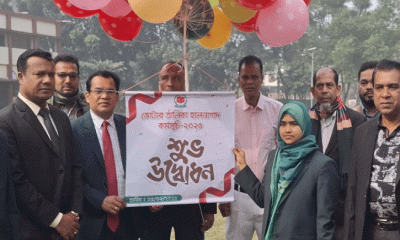 পলাশে ভোটারদের ছবি তোলার কার্যক্রম উদ্বোধন