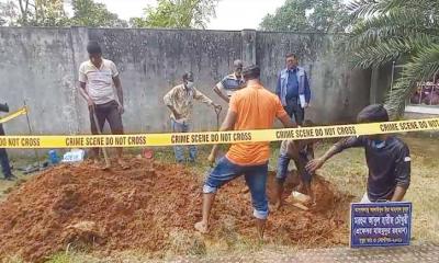 কবর থেকে বিএনপি নেতা হারিছ চৌধুরীর দেহাবশেষ তোলা হয়েছে