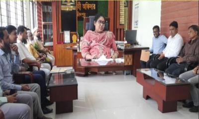 শাহরাস্তিতে পহেলা বৈশাখ উপলক্ষে উপজেলা প্রশাসনের প্রস্তুতিমূলক সভা অনুষ্ঠিত