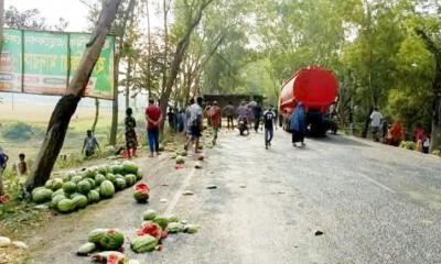 ফরিদপুরে ট্রাক-মোটরসাইকেল-অটোরিকশা সংঘর্ষ, নিহত ২