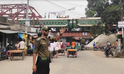 ভাঙ্গুড়ায় নিরবিচ্ছিন্ন চলাচল ও আইন শৃঙ্খলা রক্ষায় আনসার মোতায়েন 