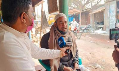 নিয়ামতপুরে মাদ্রাসা শিক্ষকের জমি দখলের অভিযোগ