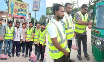 জুড়ীতে নিসচার ট্রাফিক ক্যাম্পেইন