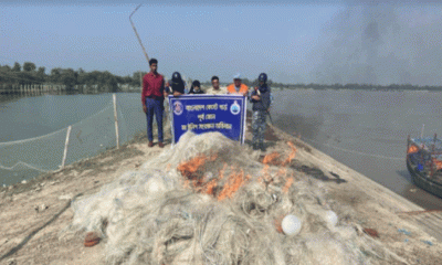 আনোয়ারায় ২০ হাজার টাকা জরিমানা ও তিন হাজার মিটার কারেন্ট জাল জব্দ