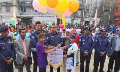 পিরেজপুরে তারুণ্যের উৎসব উদযাপন উপলক্ষে যুব কাবাডি প্রতিযোগিতা