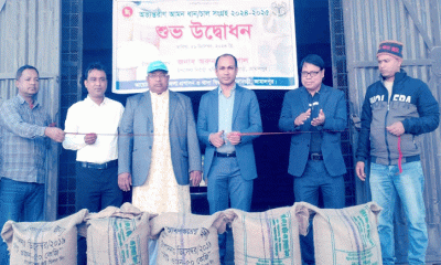 সরিষাবাড়ীতে আমন মৌসুমের ধান ও চাল সংগ্রহ শুরু