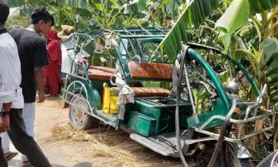 গাজীপুরে অটোরিকশাকে ট্রাক্টরের ধাক্কা, নিহত-১