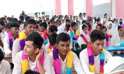 রাঙ্গাবালীতে এসএসসি পরীক্ষার্থীদের বিদায় সংবর্ধনা অনুষ্ঠিত