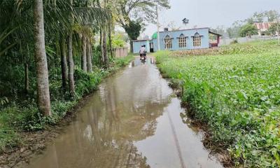 ফরিদপুরে দুই মাস ধরে ৩০টি পরিবার পানিবন্দি