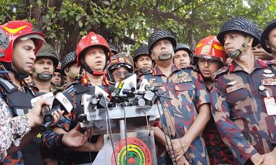 নিউমার্কেটের আগুন নিয়ন্ত্রণে: ফায়ার সার্ভিস