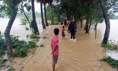 বানের পানি কমলেও দুর্ভোগ কমেনি