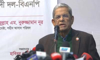 অন্তর্বর্তী সরকার নিরপেক্ষ ভূমিকা পালন করতে পারছে না: মির্জা ফখরুল