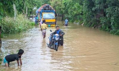 সুনামগঞ্জে পাহাড়ি ঢলে বাড়ছে ২৬ নদীর পানি