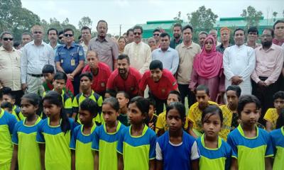 ঝিনাইগাতীতে বঙ্গবন্ধু ও বঙ্গমাতা গোল্ডকাপ ফুটবল টুর্নামেন্ট উদ্বোধন