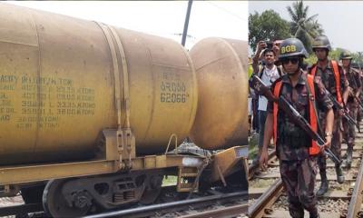 বিজিবির কড়া পাহারায় চলছে তেলবাহী ট্রেন