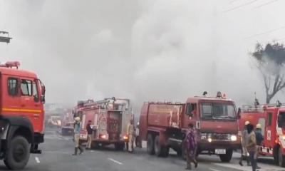 জয়পুরে তেলের ট্যাঙ্কার-ট্রাকের সংঘর্ষ, অগ্নিদগ্ধ হয়ে মৃত ৪