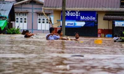 বন্যায় মিয়ানমারে ১৯ জনের প্রাণহানি