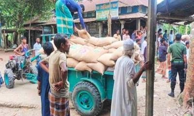 নান্দাইলে খাদ্যবান্ধব কর্মসূচির ৯৪ বস্তা চাল উদ্ধার