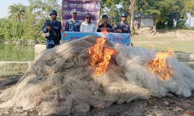 রাঙ্গাবালীতে জাটকা ইলিশ সংরক্ষনে  অভিযান