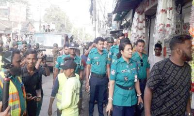 যৌথ বাহিনীর অভিযানে অবশেষে সিলেট নগরীর ফুটপাত দখলমুক্ত